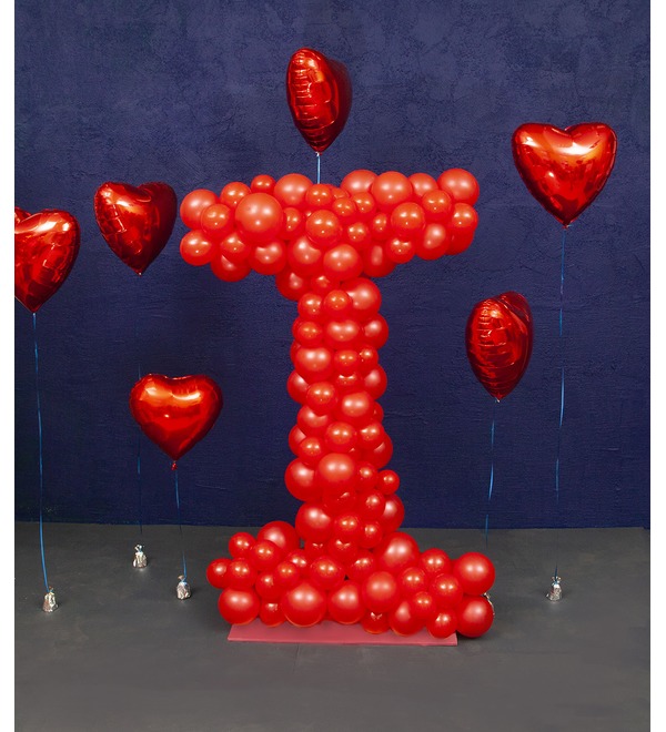 Decoration with balloons LOVE – photo #2