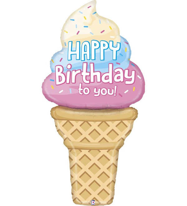 Balloon Birthday Ice Cream (142 cm) – photo #1