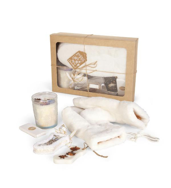 Подарочный бокс с варежками Уютная зима – фото № 3