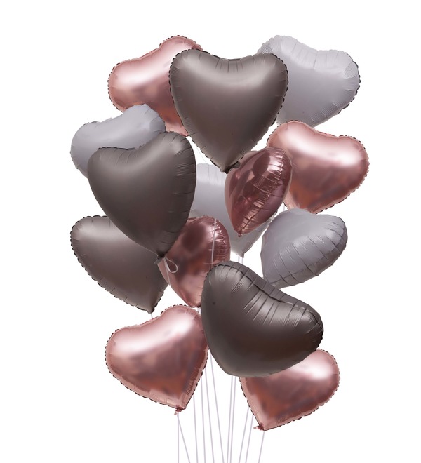 Bouquet of balloons Tender love (15 or 31 balloons) – photo #1