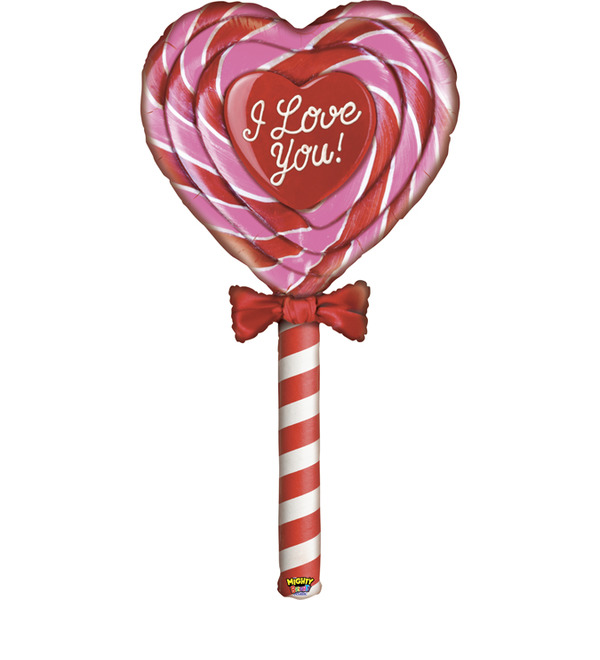 Balloon Lollipop Heart (152 cm) – photo #1