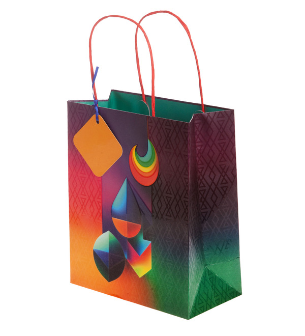 Small gift bag Rainbow tints – photo #1