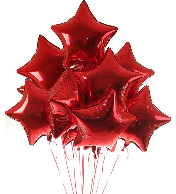 Bouquet of balls All stars for you (11 or 21 balloons) – photo #1