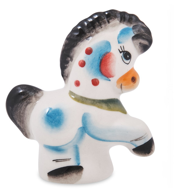 Статуэтка Лошадка-Буран (Гжельский фарфор) – фото № 2