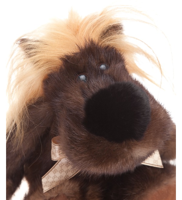 Toy made of natural mink fur Lion – photo #4