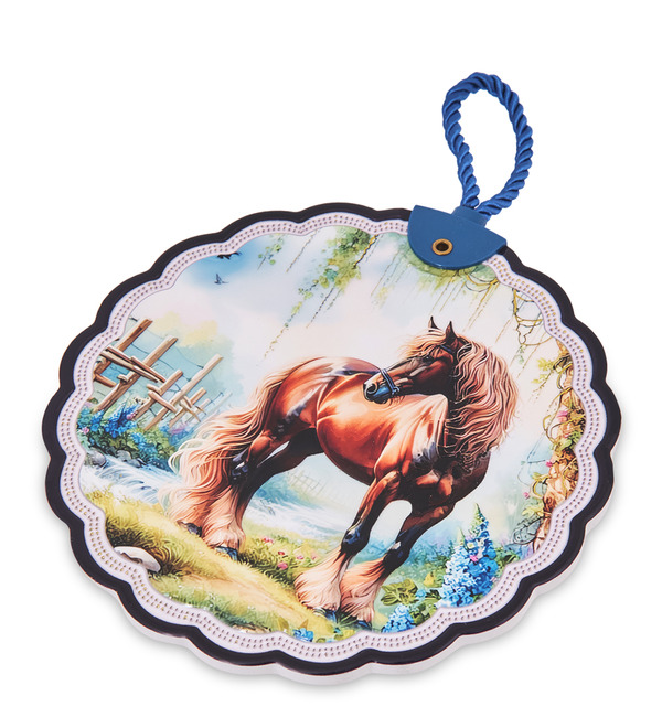Подставка под горячее Конь – фото № 2