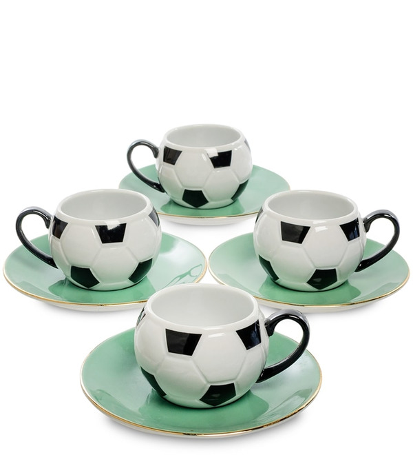 Coffee set for 4 persons Golden Strike – photo #1