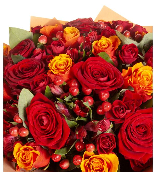 Букет-оркестр Пламя любви – фото № 2