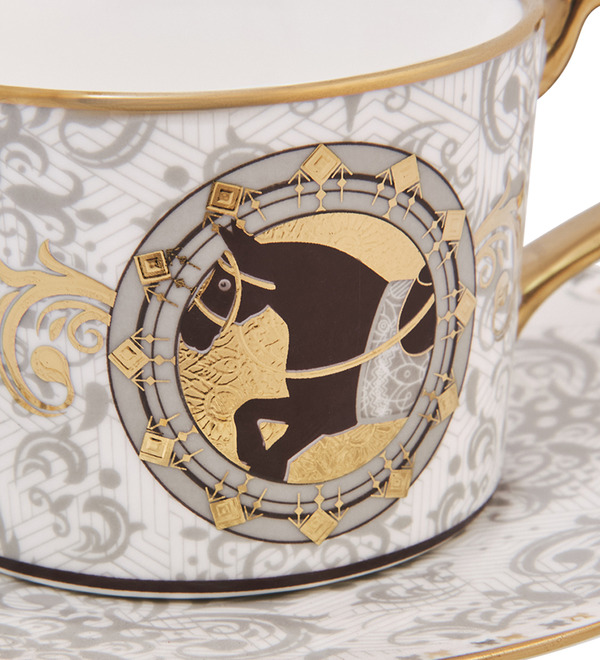 Чайная пара Лошадь (белая) – фото № 3