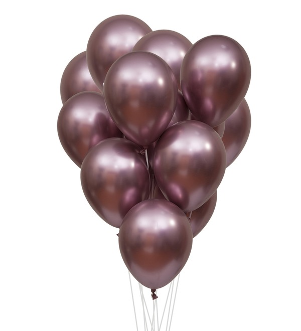 Букет шаров Розовый блеск (15 или 31 шар) – фото № 1