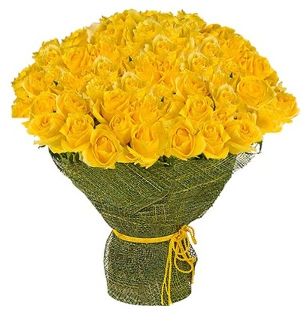 Букет с желтыми розами AR909 LA- – фото № 1