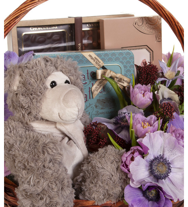 Подарочная корзина Сиреневая мечта – фото № 2
