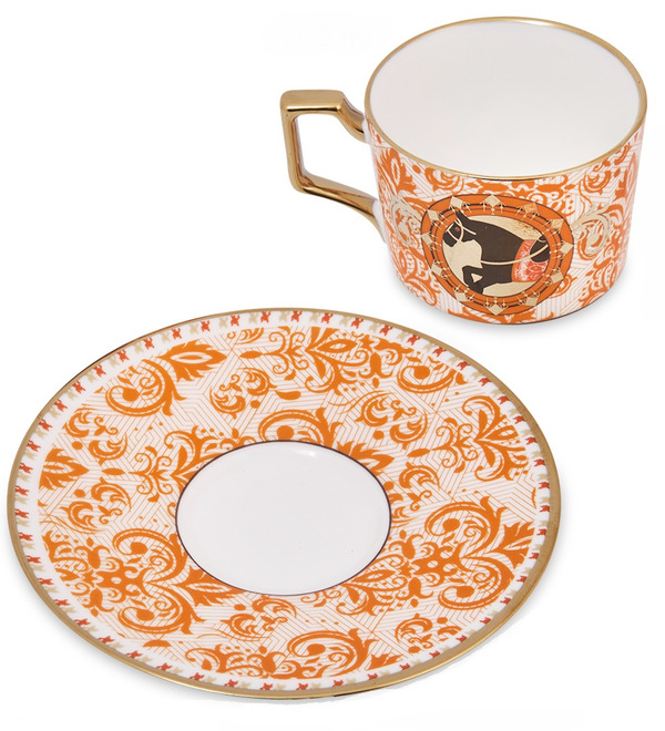 Чайная пара Лошадь (оранжевая) – фото № 2