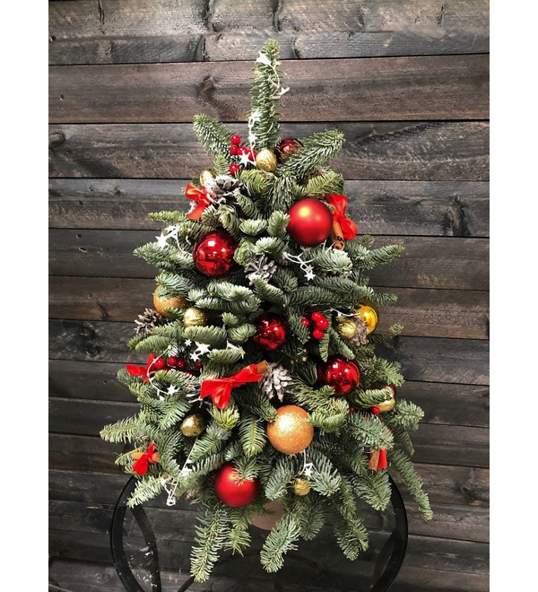 Ёлка Красно-золотая KTBC93 SAN – фото № 2