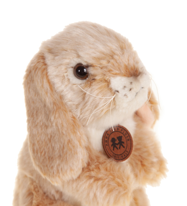 Мягкая игрушка Кролик кремовый (25 см) – фото № 2