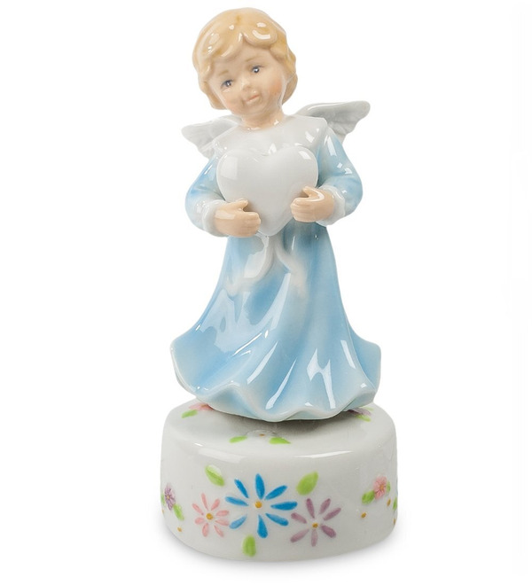 Musical figurine Angel with a heart (Pavone) – photo #1