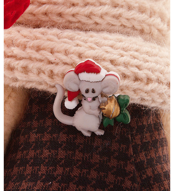 Handmade toy Mouse with a heart – photo #3
