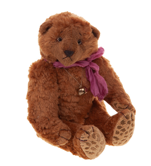 Handmade toy Teddy bear with a bell – photo #3