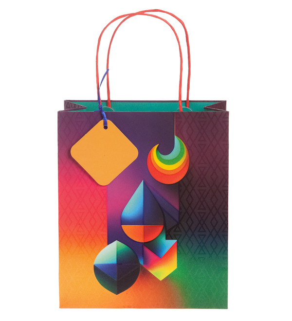 Small gift bag Rainbow tints – photo #2