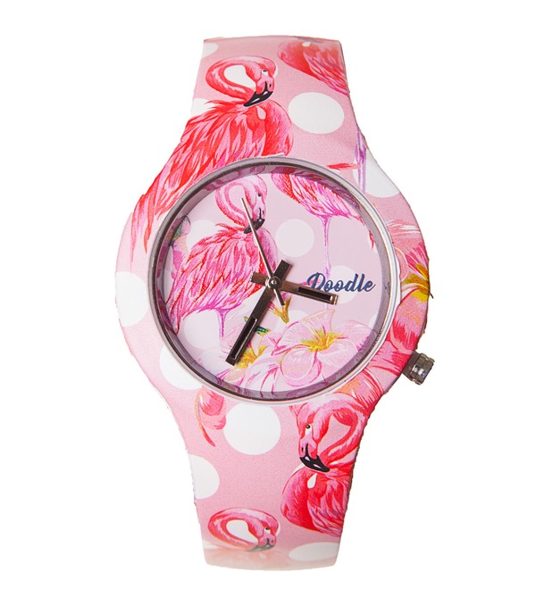 Часы Doodle Фламинго – фото № 1