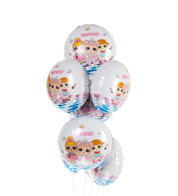 Букет шаров Модные куклы (7 или 15 шаров) – фото № 1