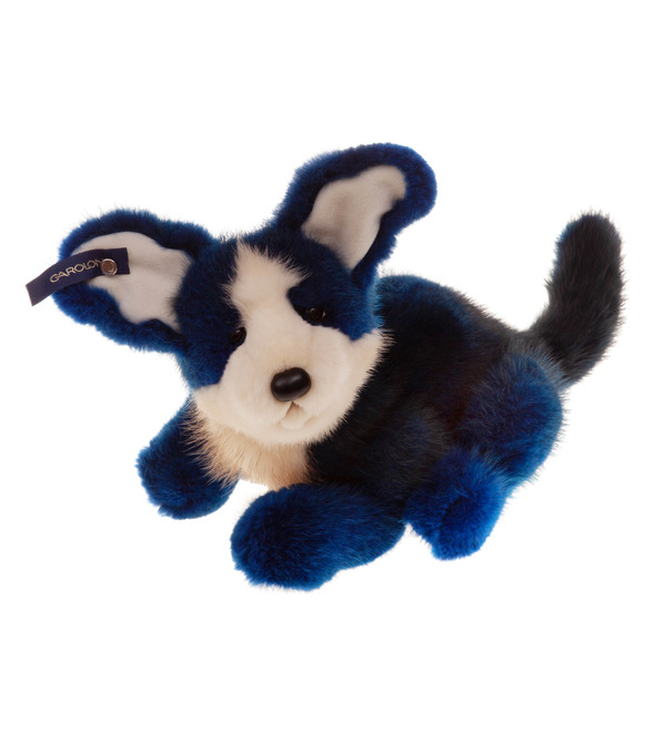 Handmade toy from mink fur Dog – photo #1