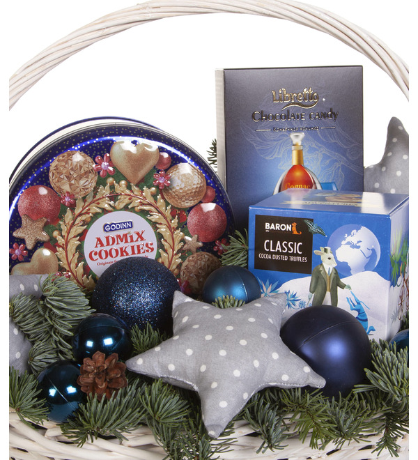 Подарочная корзина Новогодние сапфиры – фото № 2