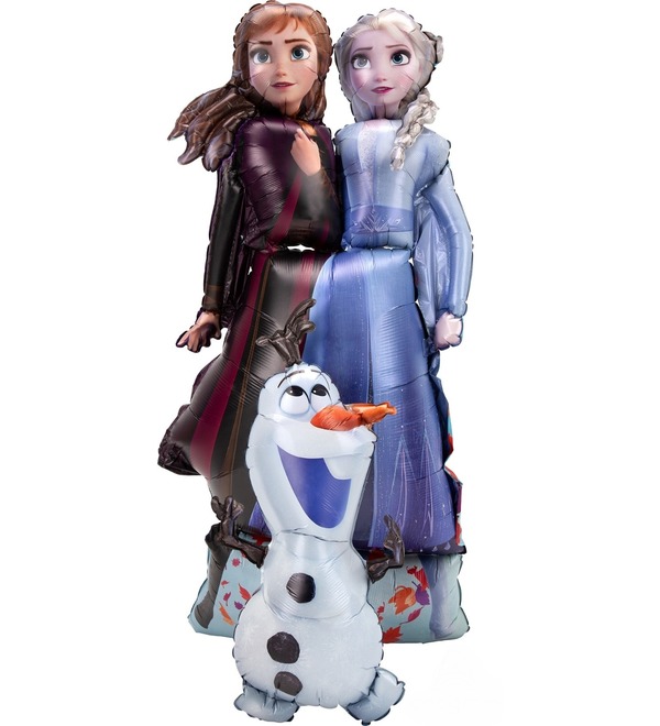 Walking Figure Frozen. Princesses and Olaf (174 cm) – photo #1