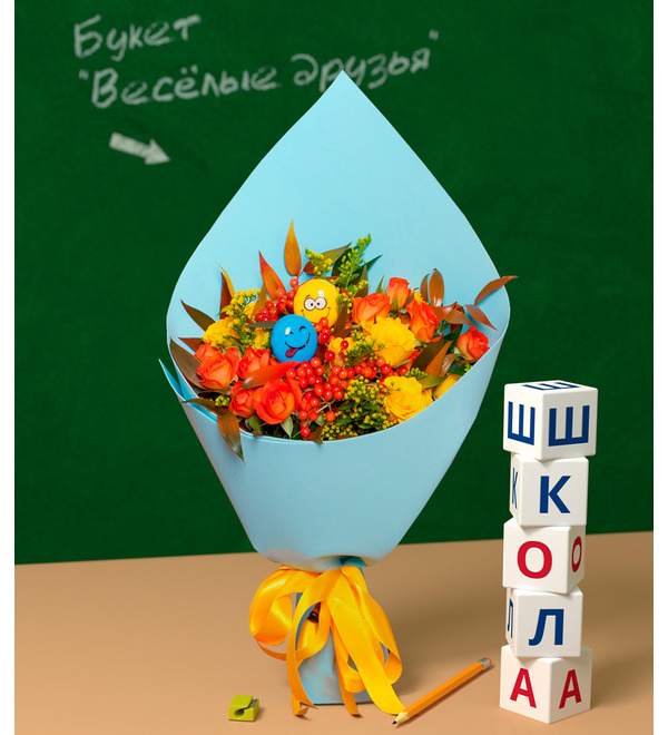 Букет Весёлые друзья – фото № 1