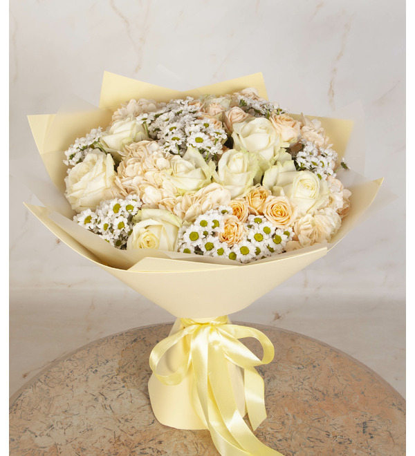 Букет-оркестр В кремовых тонах – фото № 1