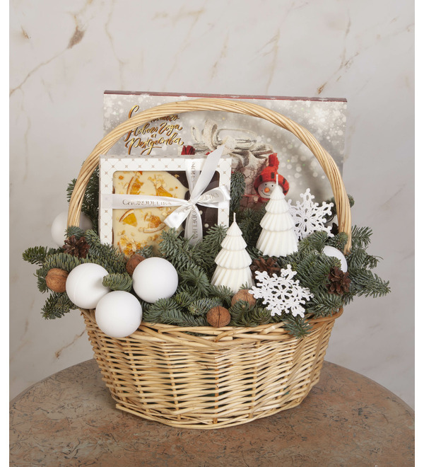 Подарочная корзина Снежки – фото № 1