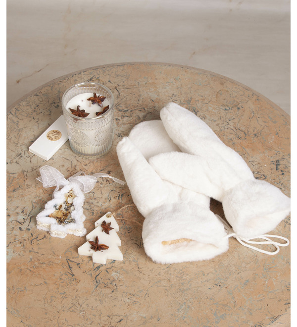 Подарочный бокс с варежками Уютная зима – фото № 2