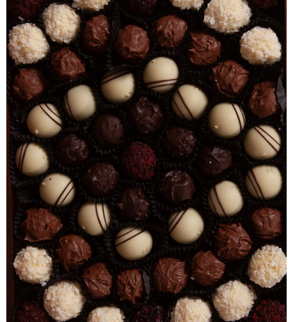 Конфеты ручной работы из бельгийского шоколада Трюфельные узоры – фото № 2