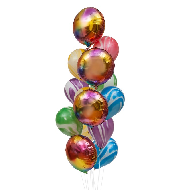 Bouquet of balloons Happy surprise (15 or 31 balloons) – photo #1