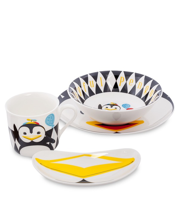 A set of dishes Cheerful penguin (Pengees / TOPCHOICE) – photo #2