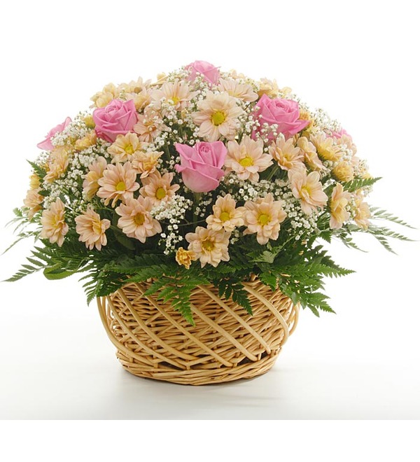 Корзина цветов От принца AC503 CHE – фото № 5