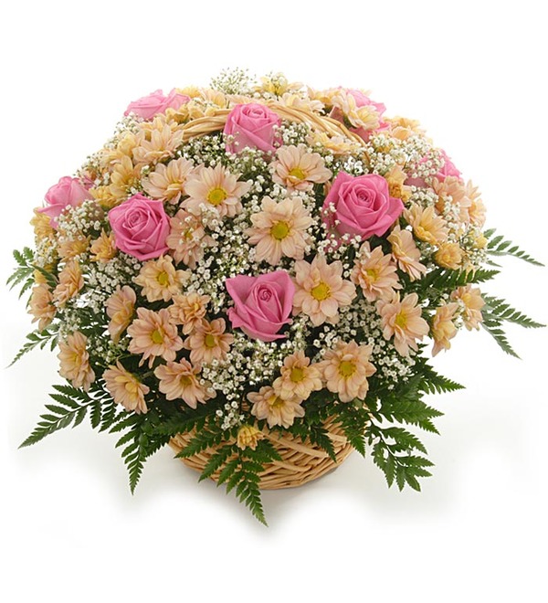 Корзина цветов От принца AC503 SLA – фото № 4