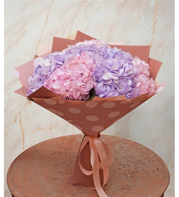 Bouquet-duet of hydrangeas Symphony of Love (7,9,15,25 or 35) – photo #1