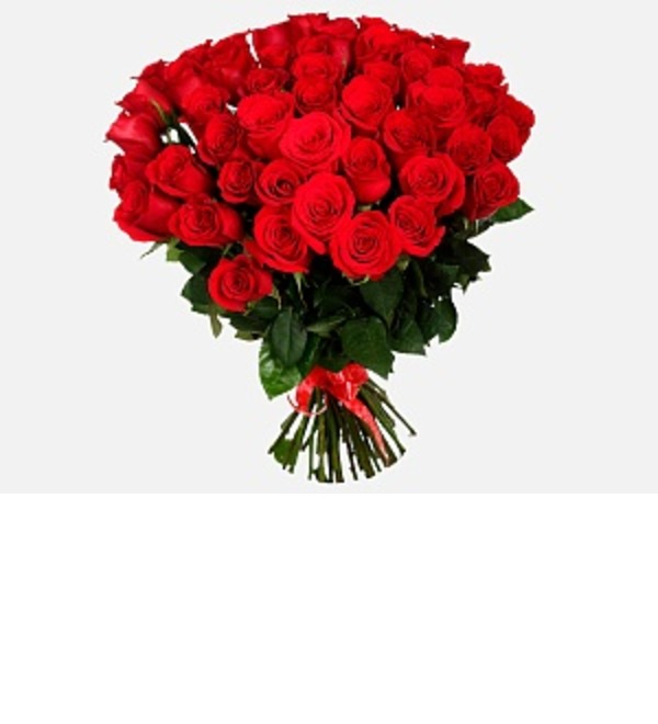 Букет из 35 красных роз высотой 80 см. KZRK35 PET – фото № 1