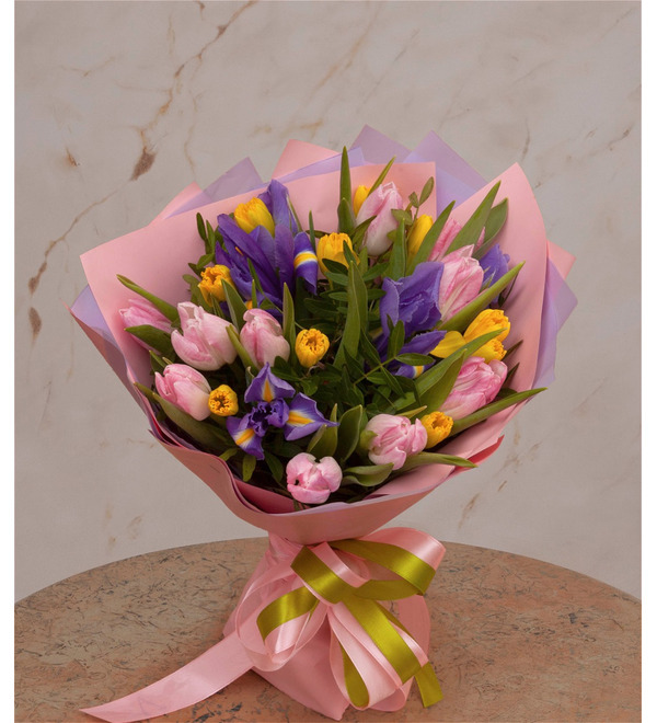 Букет-трио Нежные цветы – фото № 1