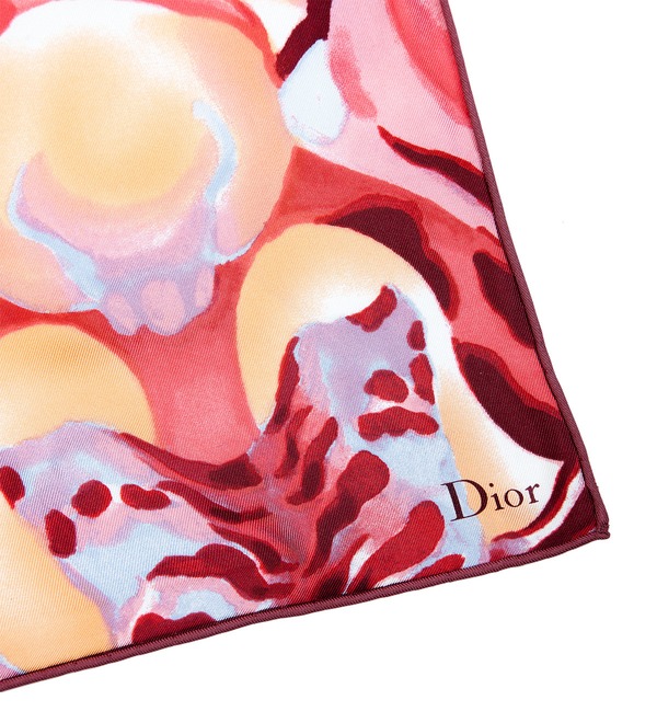 Silk scarf Christian Dior (Italy, 90х90 cm) – photo #2