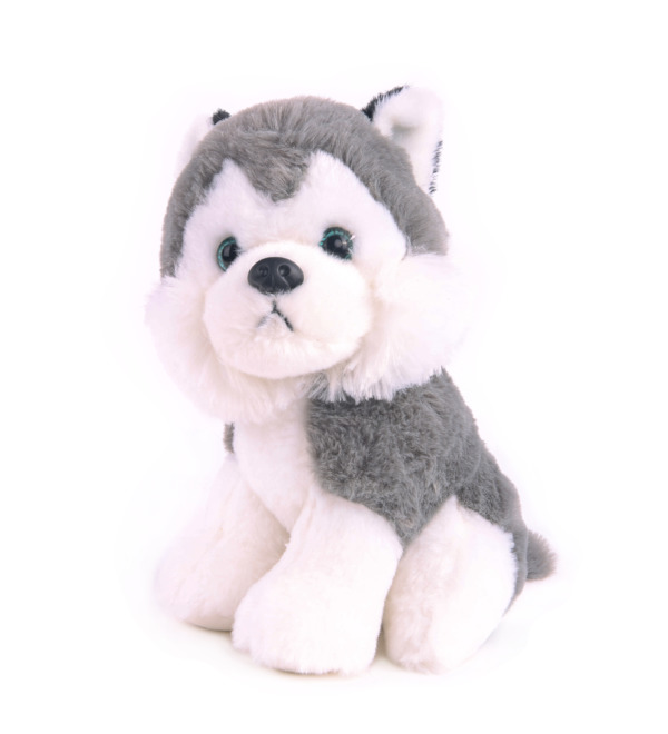 Soft toy Husky dog (20 cm) – photo #1