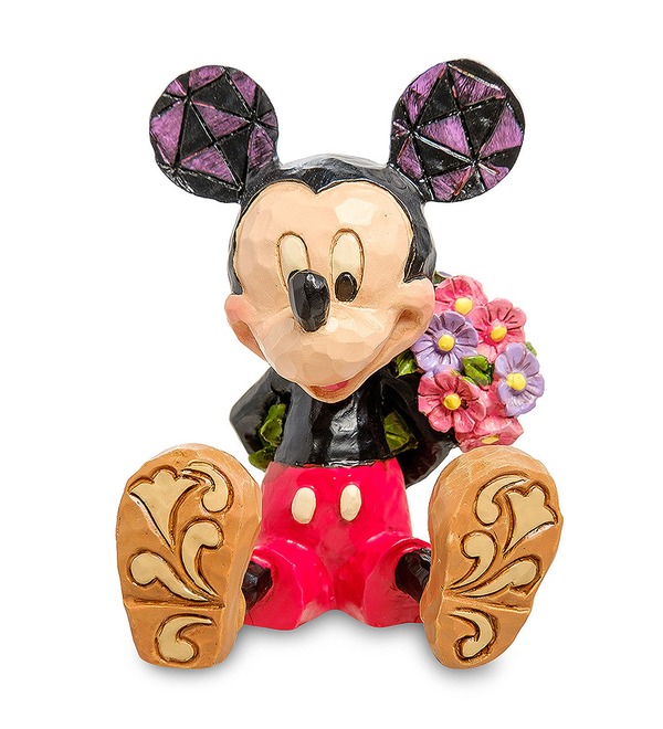 Figurine Mini Mickey Mouse with flowers (Disney) – photo #1