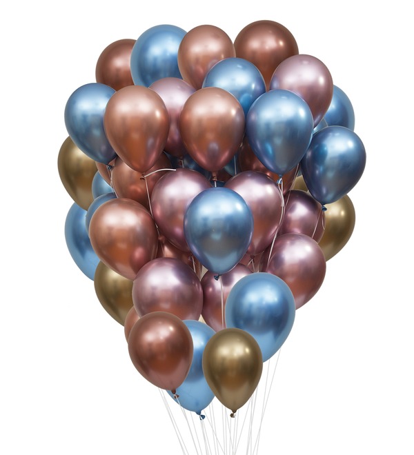 Bouquet of balloons Cloud of mood (25 or 51 balloons) – photo #1