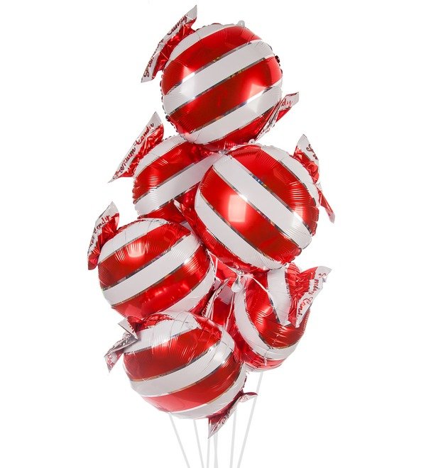 Bouquet of balloons Candy (7 or 15 balloons) – photo #1