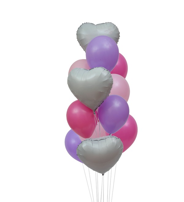 Bouquet of balloons Dreams in the clouds (15 or 31 balloons) – photo #1