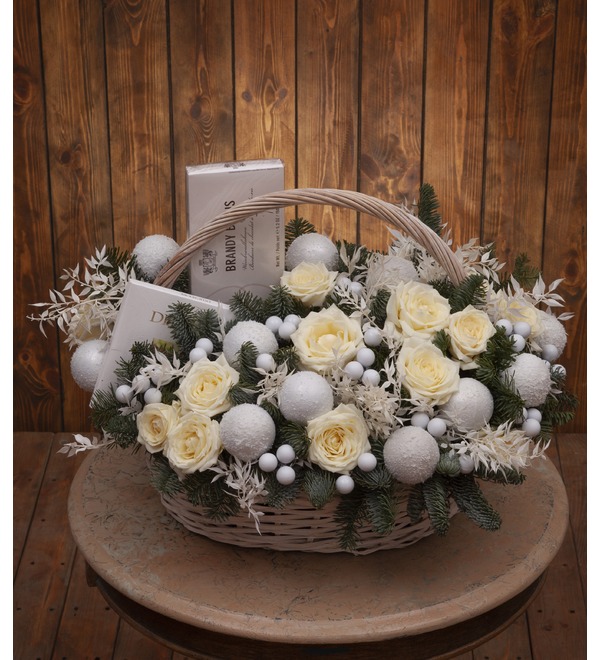 Gift basket White lace – photo #1