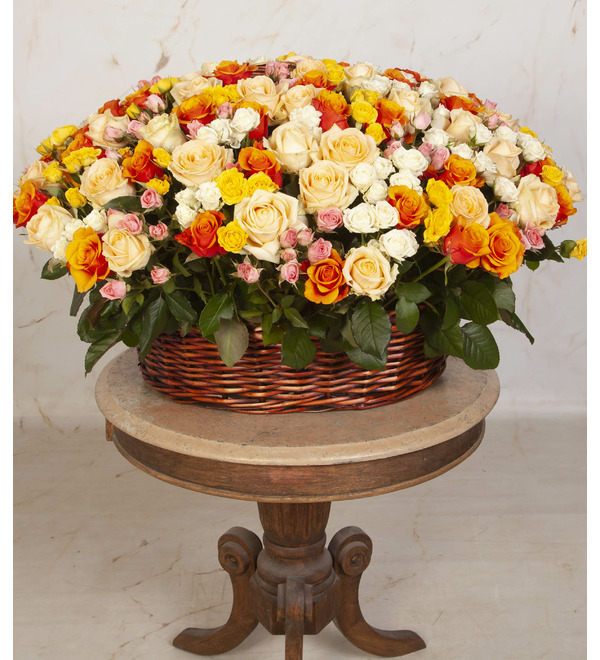 Композиция Охапка роз – фото № 4