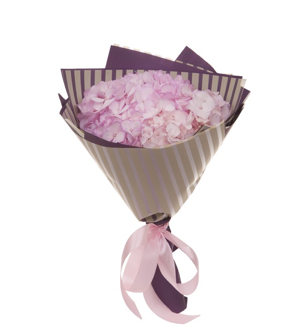 Bouquet-solo of pink hydrangeas (5,7,9,15,21,25 or 35) – photo #5