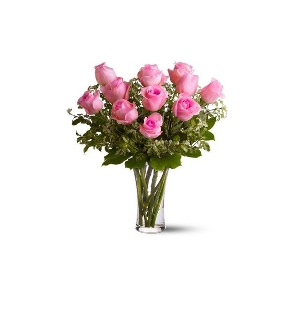 Букет из розовых роз AR1008 CLU – фото № 1